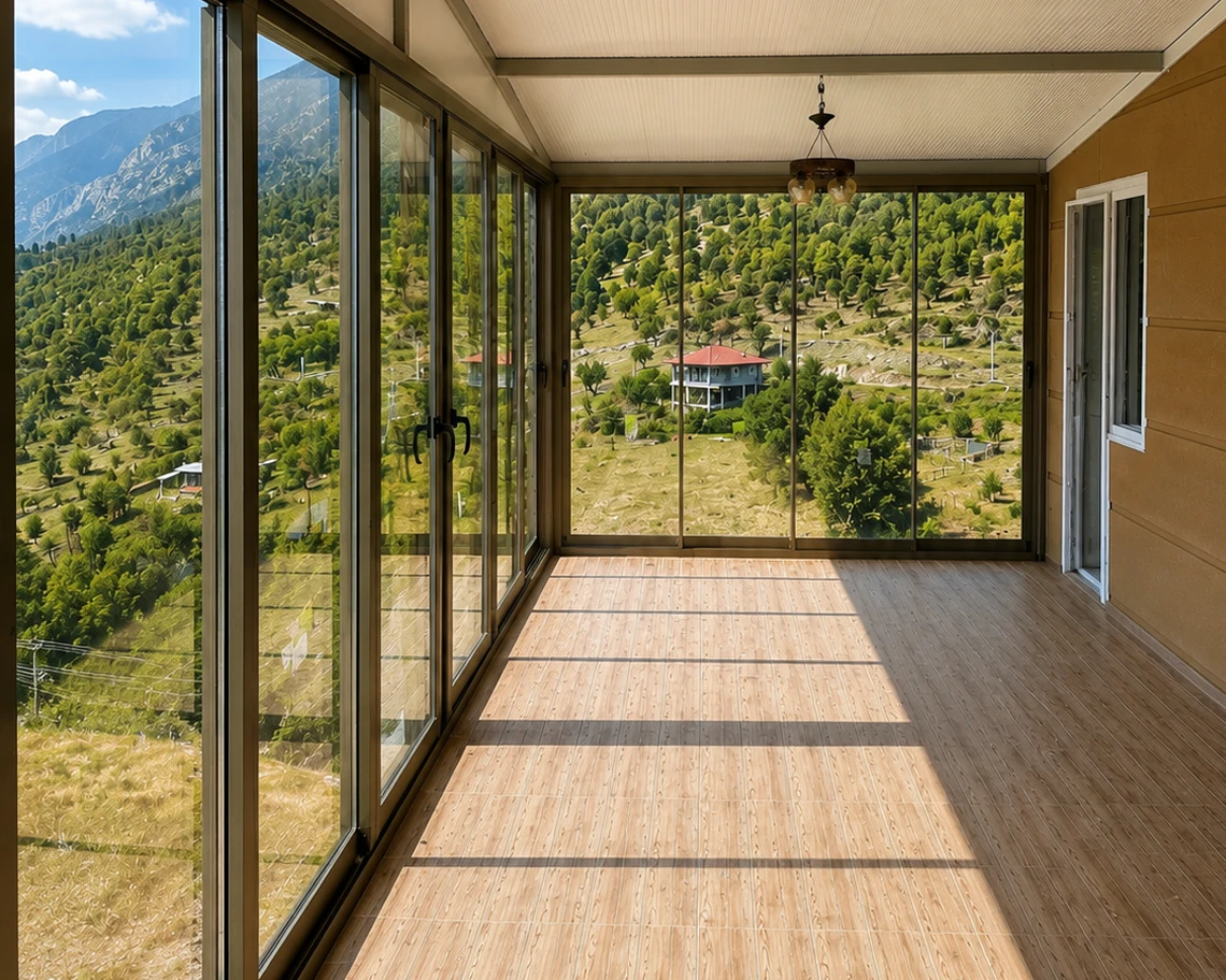 Sürme cam balkon uygulaması