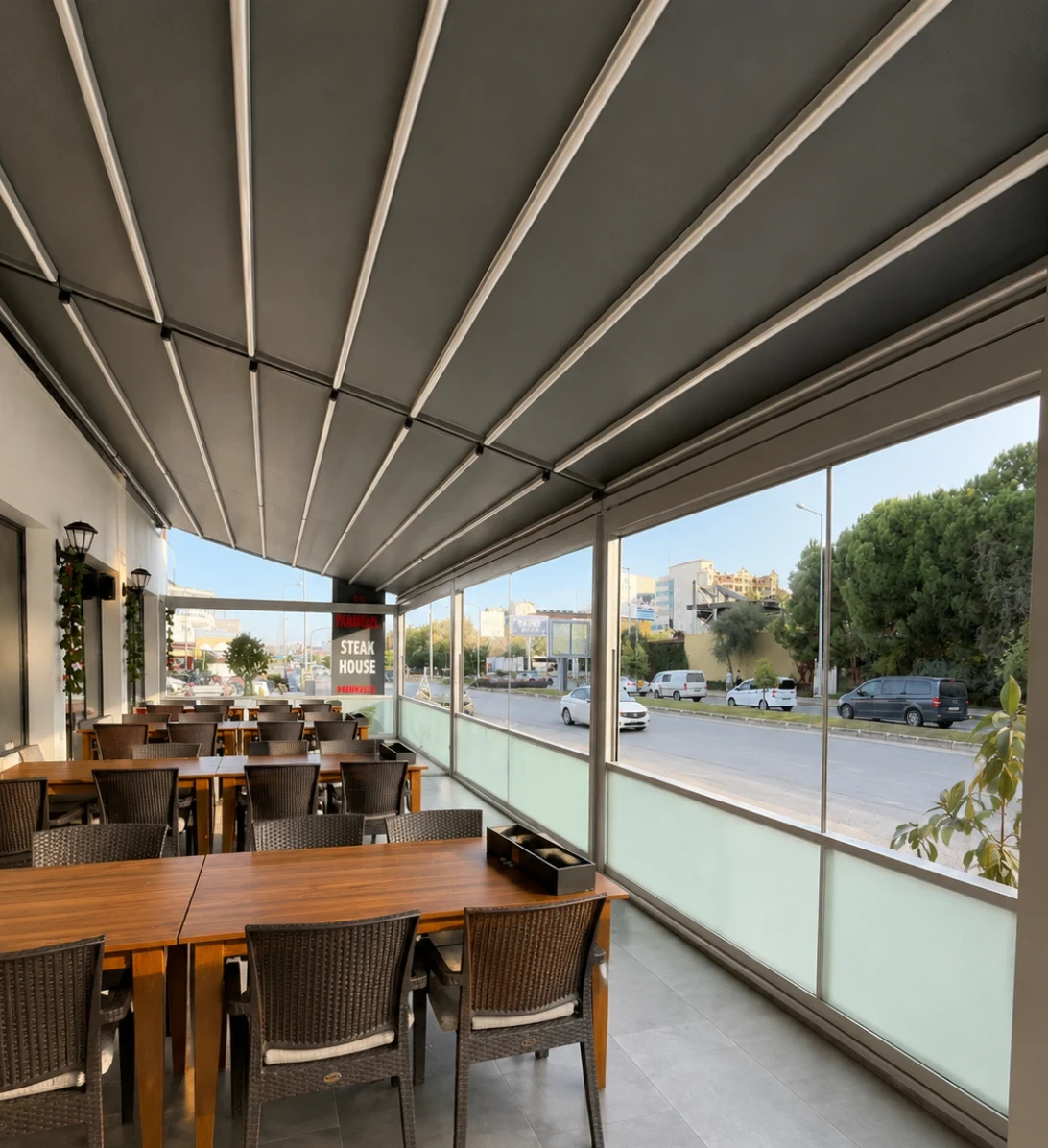 Modern cam balkon uygulaması